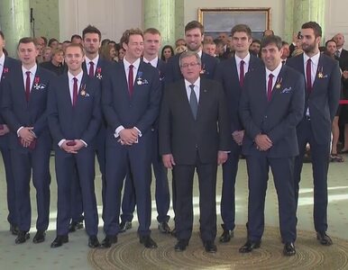 Prezydent odznaczył siatkarzy. "Pokazaliście piękną twarz polskiego sportu"