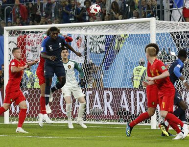 Miniatura: Jeden gol pogrążył Belgów! Francja już...