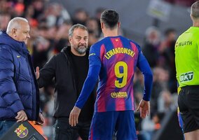 Miniatura: Trener FC Barcelony o&nbsp;Lewandowskim....