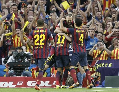 Miniatura: Barcelona znów wygrywa, choć Messi znów...