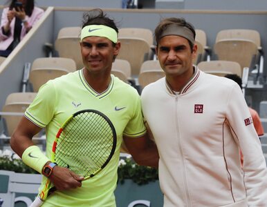 Miniatura: Roger Federer nie może wyjść z podziwu....