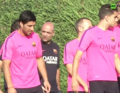 Miniatura: Suarez niby zawieszony, ale... dzisiaj...