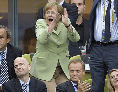 Miniatura: Merkel gotowa nie bojkotować Euro na Ukrainie