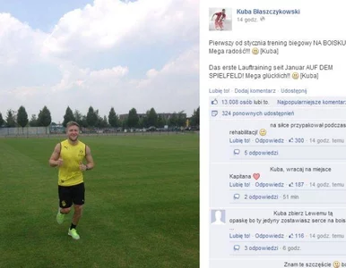 Miniatura: Błaszczykowski już biega. Powrót do piłki...