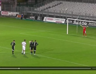 Miniatura: Rzut karny jak z gry komputerowej. To...