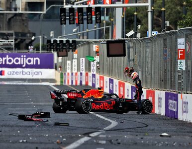 Wypadek Verstappena w Baku mógł zakończyć się tragicznie. „Uderzysz w tę...