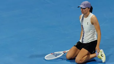 Miniatura: Niesamowite sceny w&nbsp;meczu Świątek....