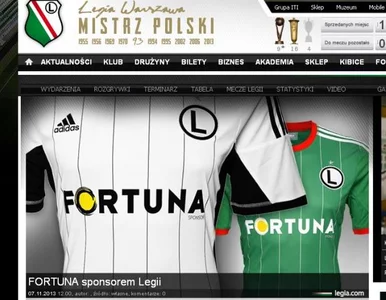 Miniatura: Legia jak Lech - ma sponsora bukmachera