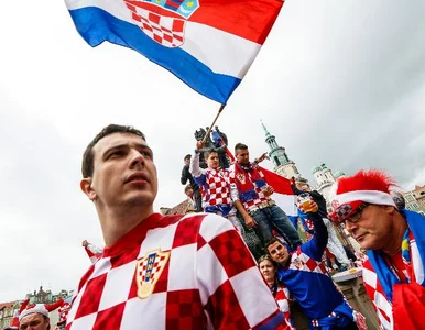 Miniatura: Na trybunach górą Chorwaci