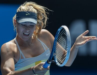 Australian Open. Marija Szarapowa wciąż bez straty... gema