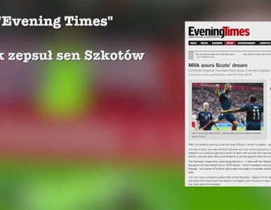 Miniatura: Szkockie media: Milik zepsuł sen naszej...