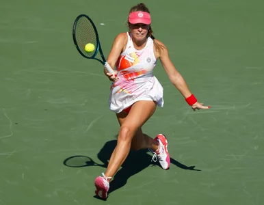 Miniatura: Magdalena Fręch żegna się z Indian Wells....