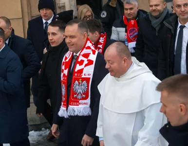 Miniatura: Nawrocki przemówił do kibiców. Reakcja...