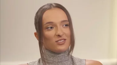 Miniatura: Świątek zaskoczona przed kamerą. „Nie...
