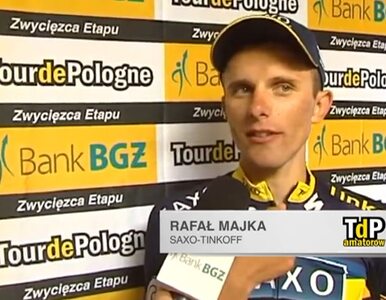 Miniatura: Rafał Majka trzeci w Tour de Pologne....