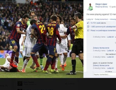 Miniatura: Busquets nadepnął na głowę Pepe. Sędzia...