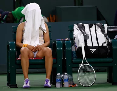 Miniatura: Iga Świątek za burtą Indian Wells....