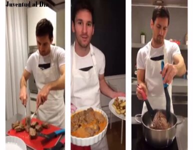 Miniatura: Messi przegrał zakład i... ugotował kolację