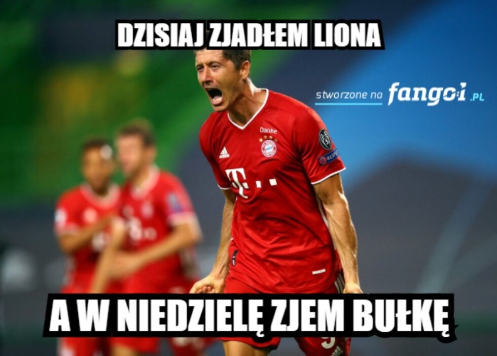 Liga Mistrzow Bayern Monachium Olympique Lyon Wynik Memy Lewandowski