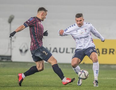 Miniatura: Lukas Podolski skomentował mecz z Pogonią...