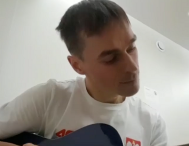 Miniatura: Piotr Żyła zagrał na gitarze dla Kamila...