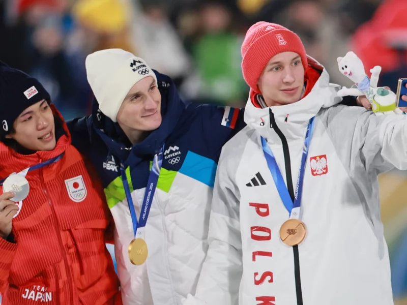 Podium olimpijskie było piękne! Krążek na szyi Polaka
