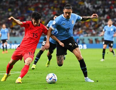 Urugwaj stoczył wyrównany bój z Koreą Południową. Gwiazdy Liverpoolu i...