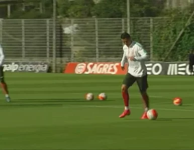 Miniatura: Cristiano Ronaldo w świetnym nastroju,...