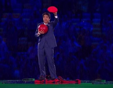 Ceremonia zamknięcia igrzysk. Premier Japonii przebrany za Super Mario...