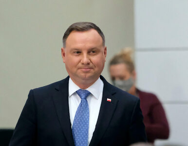 Miniatura: Prezydent Duda gratuluje polskiemu...