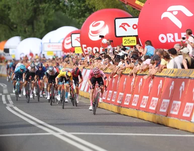 Miniatura: Kraksa tuż przed metą Tour de Pologne....