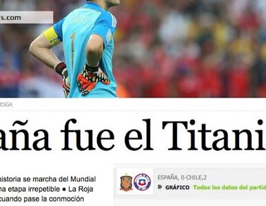 Miniatura: "Jak Titanic". Hiszpańska prasa bezlitosna...
