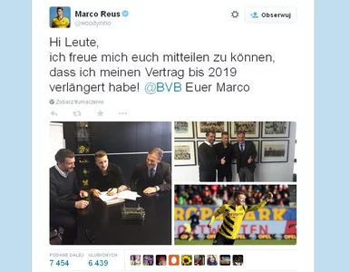 Miniatura: Zaskakujący ruch Reusa. Podpisał nowy...