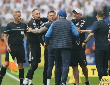 Miniatura: Sceny w finale Pucharu Polski. Papszuna...