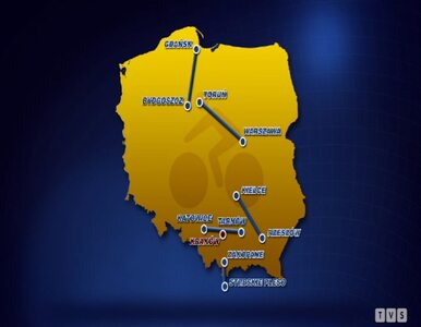 Miniatura: Tour de Pologne: Katowice na mapie wyścigu...