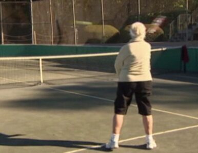 Miniatura: Ma 96 lat i... dalej świetnie gra w tenisa