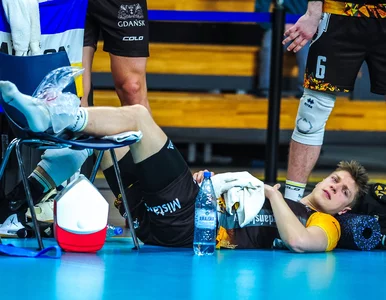 Miniatura: Czołowy zawodnik PlusLigi kontuzjowany....