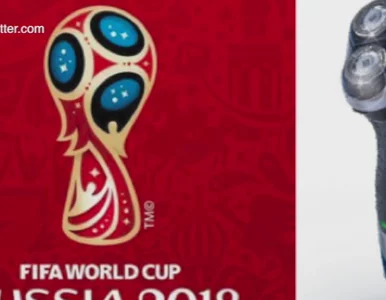 Miniatura: Golarka? Nie, logo mundialu w Rosji....