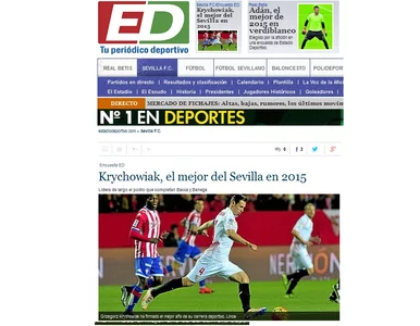 Miniatura: Krychowiak piłkarzem roku w Sevilli....