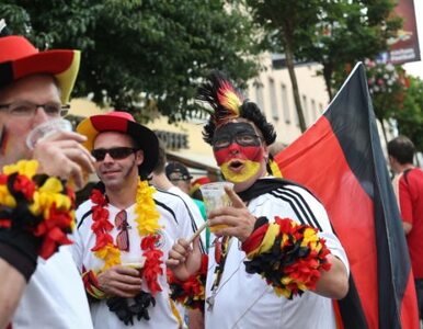 "Ein Ziel: finale Kiev" - Niemcy stworzyli w Warszawie własną strefę kibica