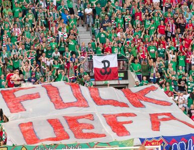 Miniatura: "F... UEFA" na meczu Śląska. Poszło o Wołyń