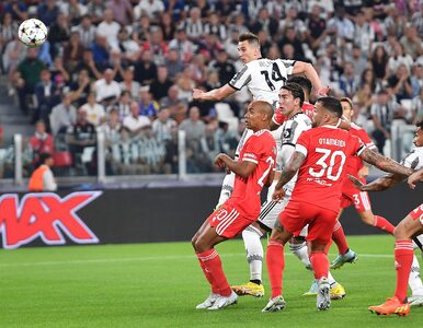 Piękny gol Arkadiusza Milika nie pomógł. Juventus jednak uległ Benfice w...