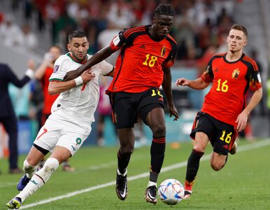 Miniatura: Szok w meczu Belgia – Maroko. Czerwone...