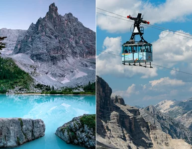 Miniatura: Piękne jezioro i szlak do wodospadu. Te...