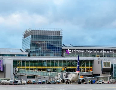 Miniatura: Dantejskie sceny na lotnisku Chopina po...