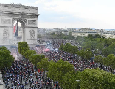 Miniatura: Dantejskie sceny we Francji po finale MŚ....