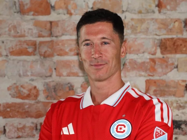 Miniatura: Lewandowski zaprezentowany w&nbsp;Chicago...