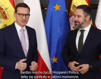 Miniatura: Morawiecki spotkał się z Abascalem. „Vamos...