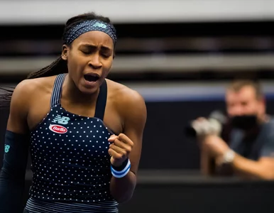 Miniatura: Cori Gauff musiała zmierzyć się z falą...