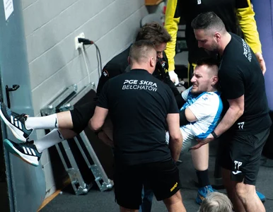 Miniatura: Dramatyczna kontuzja libero PGE Skry....